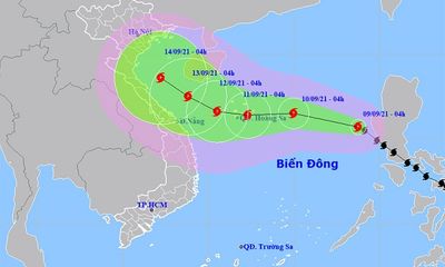 Bão số 5 cách quần đảo Hoàng Sa khoảng 780km, sức gió mạnh cấp 12