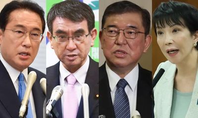 Các ứng cử viên vị trí Thủ tướng Nhật Bản trái ngược quan điểm về vấn đề quan hệ với Trung Quốc