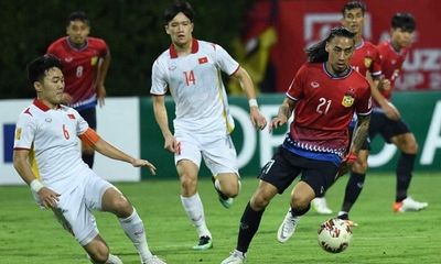 AFF Cup 2020: Ngôi sao gốc Pháp của Lào thừa nhận đội tuyển Việt Nam quá mạnh