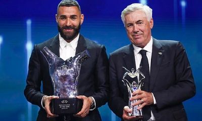 Thầy trò Ancelotti và Benzema thâu tóm giải thưởng cao quý nhất năm của UEFA