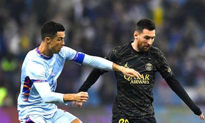 Ronaldo lập cú đúp trong ngày tái ngộ Messi tại Ả Rập Xê Út