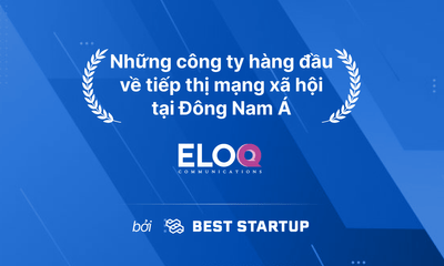 Xã hội - Best Startup Asia vinh danh EloQ Communications là một trong số các công ty tiếp thị mạng xã hội hàng đầu ở Đông Nam Á
