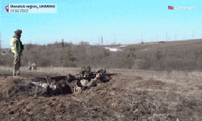 Video: Lực lượng Ukraine luyện tập phóng tên lửa chống tăng gần biên giới