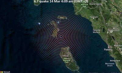 Hai trận động đất mạnh ở Indonesia, chưa có cảnh báo sóng thần