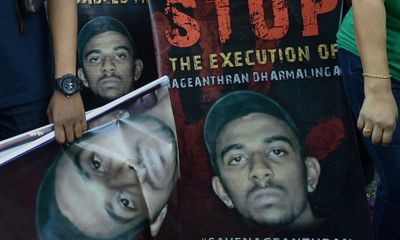 Người đàn ông Malaysia thiểu năng trí tuệ bị xử tử tại Singapore