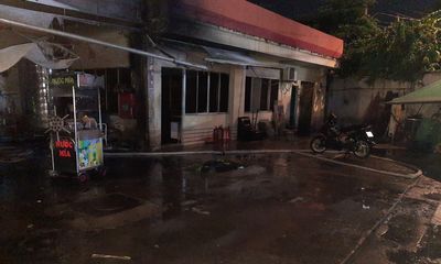 Tin trong nước - TP.HCM: Cháy cây xăng quận Gò Vấp, nhiều người hỗ trợ dập lửa