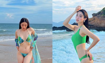 'Bỏng mắt' với những lần Hoa hậu Lương Thuỳ Linh diện bikini, khoe vóc dáng nuột nà