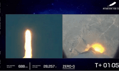 Tàu vũ trụ Blue Origin của tỷ phú Jeff Bezos đột ngột phát nổ