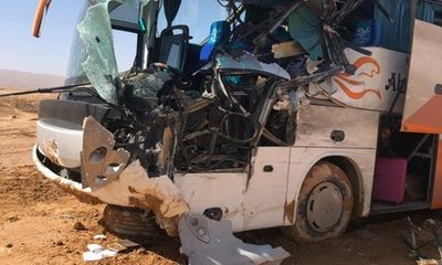 Xe buýt va chạm ở miền Nam Ai Cập, 2 du khách thiệt mạng