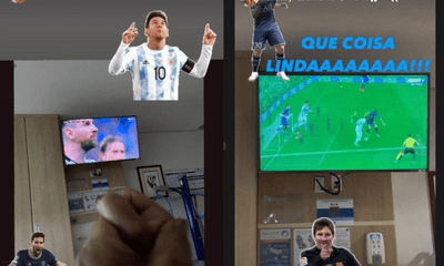 Huyền thoại bóng đá Pele và con gái cổ vũ cho Messi 