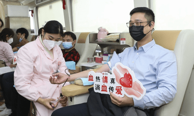 Trung Quốc cảnh báo thiếu hụt máu dự trữ trong lúc dịch COVID-19 bùng phát