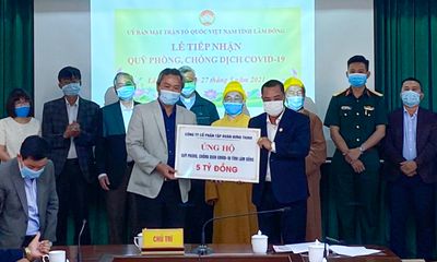 Truyền thông - Thương hiệu - Tập đoàn Hưng Thịnh trao tặng 50.000 liều vắc-xin phòng, chống Covid-19 cho tỉnh Bình Định
