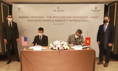 Masterise Homes và Marriott International ký thỏa thuận hợp tác mang Khu căn hộ hàng hiệu Ritz-Carlton đến Hà Nội 