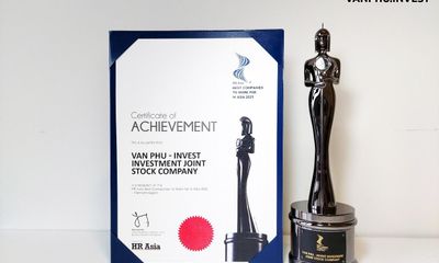 Văn Phú – Invest được vinh danh giải thưởng “Nơi làm việc tốt nhất châu Á” ngay trong lần đầu tham dự
