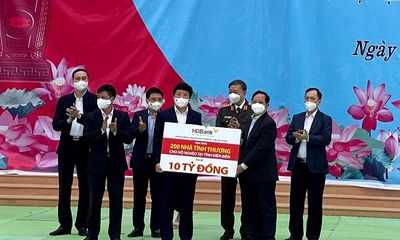 HDBank trao tặng 200 căn nhà tình thương cho tỉnh Điện Biên