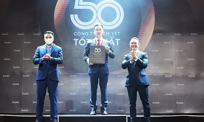 VietinBank tiếp tục vào Top 50 Công ty niêm yết tốt nhất Việt Nam 2021