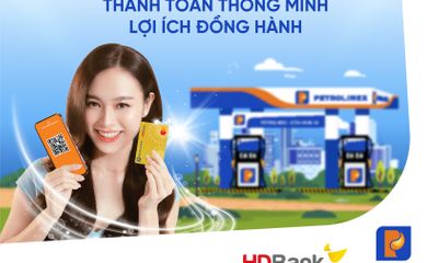 Đổ xăng tiết kiệm với siêu thẻ HDBank - Petrolimex 4 trong 1