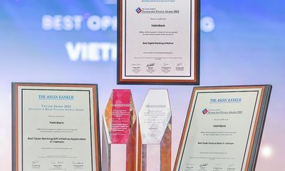 VietinBank “thắng lớn” tại các hạng mục giải thưởng của The Asian Banker