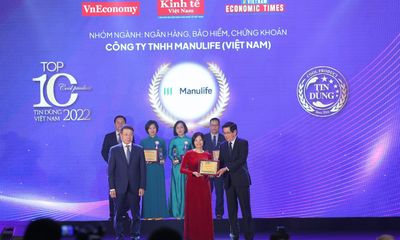 Cần biết - Bảo hiểm sức khỏe của Manulife được vinh danh tại giải thưởng ‘Tin dùng Việt Nam 2022’