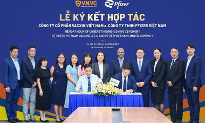 Cần biết - Pfizer Việt Nam ký kết Biên bản ghi nhớ với Công Ty Cổ Phần Vacxin Việt Nam 