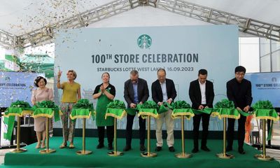 Starbucks mở cửa hàng thứ 100 tại Việt Nam 