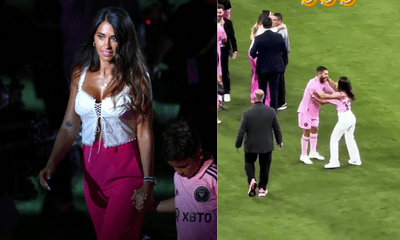 Thể thao 24h - Khoảnh khắc vợ Messi nhận nhầm chồng trên sân gây 