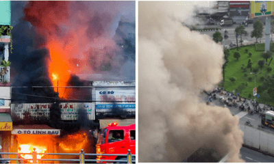 Cháy lớn tại cơ sở mua bán phụ tùng ô tô ở Đồng Nai