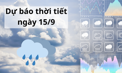 Tin tức dự báo thời tiết hôm nay 15/9: Từ chiều nay, mưa có xu hướng giảm dần tại Bắc Bộ