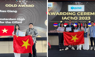 Học sinh Hà Nội giành 2 Huy chương Vàng tại Olympic Hóa học ứng dụng quốc tế 