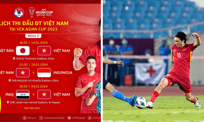 Xem trực tiếp trận Việt Nam gặp Nhật Bản, Indonesia, Iraq tại Asian Cup 2023 ở kênh nào?