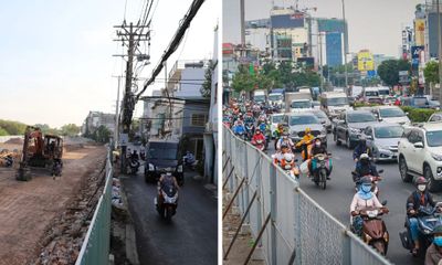 Đập bỏ bức tường 30 năm, đường vào sân bay Tân Sơn Nhất rộng thênh thang