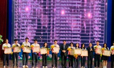 Hà Nội tổ chức khen thưởng 184 học sinh đoạt giải học sinh giỏi quốc gia