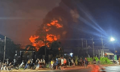 Tin nóng 24h hôm nay ngày 22/2: Cháy xưởng bao bì rộng hơn 1.000 m2 ở Bình Phước sau tiếng nổ lớn
