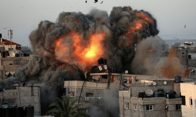 Israel điều 52 máy bay trút đòn không kích dữ dội xuống Dải Gaza