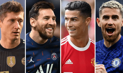 Danh sách ứng viên Quả bóng vàng 2021 tiếp tục gọi tên Ronaldo, Messi 
