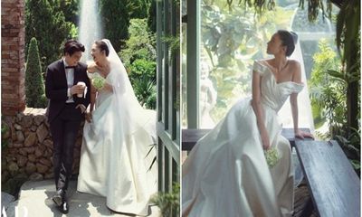 Tan chảy trước bộ ảnh cưới siêu ngọt ngào, lãng mạn của Ngô Thanh Vân và Huy Trần