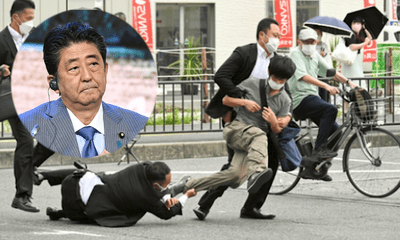 Hình ảnh nghi phạm trong vụ cựu Thủ tướng Nhật Bản Abe Shinzo bị bắn gục