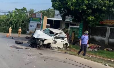 Vụ ô tô đâm 2 người đi xe máy tử vong ở Nghệ An: Tài xế có nồng độ cồn khủng