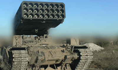 Video: ‘Hỏa thần’ TOS-1A của Nga khai hoả dữ dội tại Ukraine