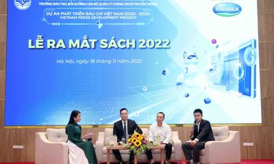 Dự án phát triển báo chí Việt Nam tổ chức ra mắt sách năm 2022