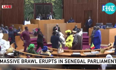 Video: Hai nghị sĩ ném đồ, ẩu đả dữ dội ngay trong buổi họp quốc hội