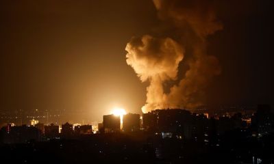 Israel không kích hàng loạt mục tiêu ở Dải Gaza 
