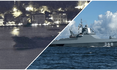 Chiến hạm Nga bắn cảnh cáo tàu hàng trên Biển Đen