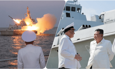 Ông Kim Jong Un trực tiếp giám sát Hải quân Triều Tiên phóng thử tên lửa hành trình
