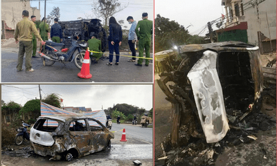 Điều tra vụ phát hiện thi thể người trong chiếc ô tô con bị cháy ở Thái Bình 