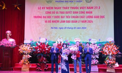 Giám đốc Bệnh viện Việt Đức giữ chức Phó Hiệu trưởng Trường Đại học Y Dược