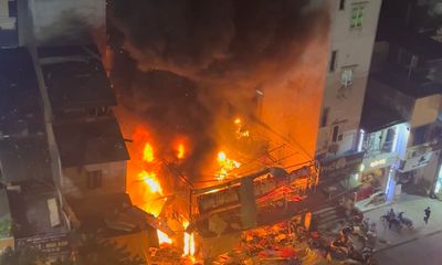 Hà Nội: Tình hình sức khỏe của nạn nhân trong vụ nổ lớn tại cửa hàng sửa xe