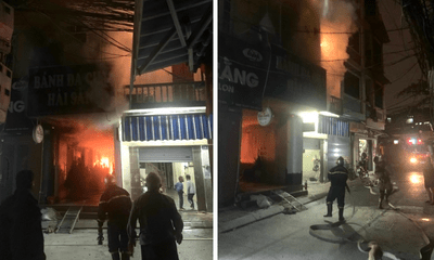 Hà Nội: 7 người thoát nạn tại đám cháy nhà dân trên phố Tôn Thất Tùng