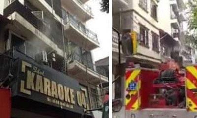 Hà Nội: Kịp thời dập tắt đám cháy tại quán karaoke Idol phố Mai Hắc Đế