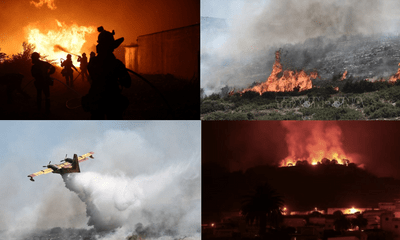 Tìm thấy 18 thi thể trong vụ cháy rừng ở Đông Bắc Hy Lạp